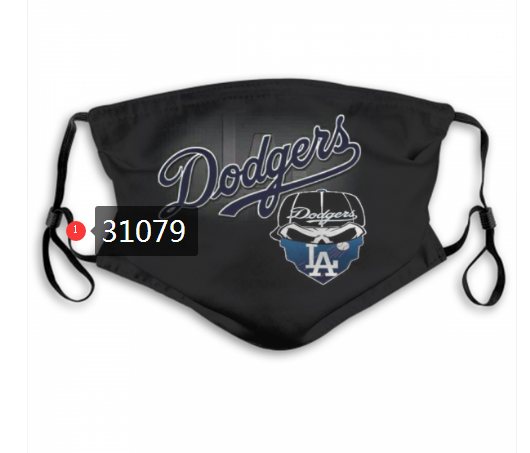 2020 Los Angeles Dodgers Dust mask with filter 3